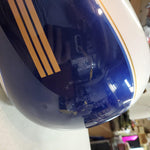 Deep Cobalt Pearl White Gold 2007 Ultra Classic FLHTCU Gas Tank FLHX Street Glid