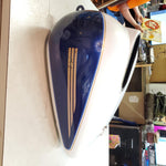 Deep Cobalt Pearl White Gold 2007 Ultra Classic FLHTCU Gas Tank FLHX Street Glid