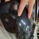 Vivid Black Brilliant Silver Ultra Classic FLHTCU Gas Tank FLHX Street Glide Roa