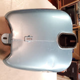 Harley Suede Blue Black Ultra Classic FLH Gas Tank Touring Glide 2004-07 Dents