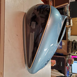 Harley Suede Blue Black Ultra Classic FLH Gas Tank Touring Glide 2004-07 Dents