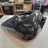 Vivid Black OEM Harley Dyna Wide Super Fatbob Custom Glide Fuel Tank 61586-04