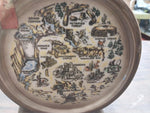 EMPTY Decanter Arizona Grand Canyon State Jim Beam Map on Back Bourbon Whiskey