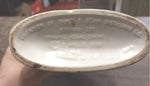 EMPTY Decanter Arizona Grand Canyon State Jim Beam Map on Back Bourbon Whiskey