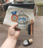 EMPTY Decanter Kewanee Illinois Hog Capital of the World 11th Ann. Jim Beam USED