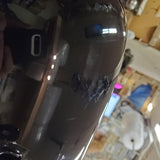 Black Harley FXD Dyna Wide Super Fatbob Custom Glide Defender Fuel Tank 61586-04