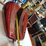 Harley FXD Dyna Wide Super Fatbob Custom Glide Red Hot Sunglo Fuel Tank 61586-04
