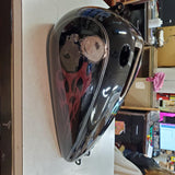 Harley FXD Dyna Wide Super Fatbob Custom Glide Black w/flames Fuel Tank 61586-04