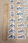 103 Small Harley Davidson Variety Motorcycle Stickers Choppers Skulls Flames NEW