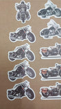 103 Small Harley Davidson Variety Motorcycle Stickers Choppers Skulls Flames NEW