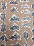 103 Small Harley Davidson Variety Motorcycle Stickers Choppers Skulls Flames NEW