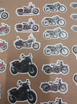 103 Small Harley Davidson Variety Motorcycle Stickers Choppers Skulls Flames NEW