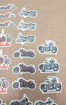 103 Small Harley Davidson Variety Motorcycle Stickers Choppers Skulls Flames NEW