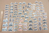 New Variety 90 Small Harley Davidson Stickers Choppers Skulls Flames Motorcycles