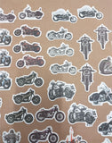 New Variety 90 Small Harley Davidson Stickers Choppers Skulls Flames Motorcycles