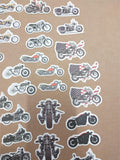 New Variety 90 Small Harley Davidson Stickers Choppers Skulls Flames Motorcycles