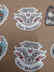 30 Vtg Harley Davidson Small Stickers Indian Choppers Dark Sons V Rod Route 666