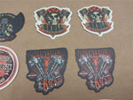 26 Small Harley Davidson Sticker Vtg Skulls Engine Texaco Racing Team Variety