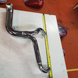 Damaged Lake 2 to 1 Turnout Header Exhaust Pipe Harley Softail Dyna Chopper Twin
