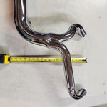 Damaged Lake 2 to 1 Turnout Header Exhaust Pipe Harley Softail Dyna Chopper Twin