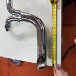 Damaged Lake 2 to 1 Turnout Header Exhaust Pipe Harley Softail Dyna Chopper Twin