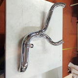 Damaged Lake 2 to 1 Turnout Header Exhaust Pipe Harley Softail Dyna Chopper Twin