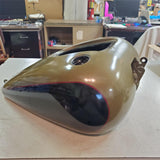 Harley Olive Gold Sun FXD Dyna Wide Super Fatbob Custom Glide Fuel Tank 61586-04
