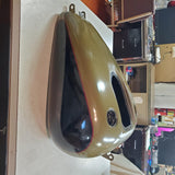 Harley Olive Gold Sun FXD Dyna Wide Super Fatbob Custom Glide Fuel Tank 61586-04