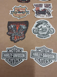 Vtg 52 Pack Variety Small Harley Davidson Stickers Skulls Engines Bikes Texaco