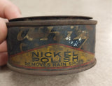 Vintage Whiz Nickle Polish Old Car Wax Rare Antique 1920s Tin Can No 2 Size Open