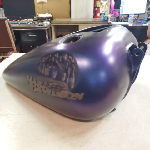 Harley Black Ice??? FXD Dyna Wide Super Fatbob Custom Glide Fuel Tank 61586-04