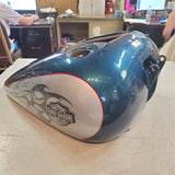 Harley TAHITIAN TEAL? FXD Dyna Wide Super Fatbob Custom Glide Fuel Tank 61586-04
