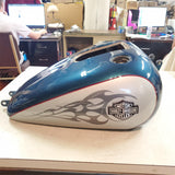 Harley TAHITIAN TEAL? FXD Dyna Wide Super Fatbob Custom Glide Fuel Tank 61586-04