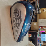 Harley TAHITIAN TEAL? FXD Dyna Wide Super Fatbob Custom Glide Fuel Tank 61586-04