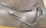 New Chrome Drag Pipes Harley Davidson XL Sportster 1986-2003 Slash Cut