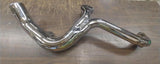 EXHAUST 2 Into 1 FLT Glide LAKE 6 SPEED 45 DEGREE  2007-2013 CHROME W/BILLET