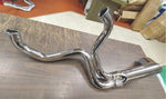 EXHAUST 2 INTO 1 FOR HARLEY OFFSET MEGAPHONE 48 DEGREE FITS GLIDE 5 SPEED 85-05