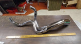 EXHAUST 2 INTO 1 FOR HARLEY OFFSET MEGAPHONE 48 DEGREE FITS GLIDE 5 SPEED 85-05