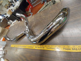 2 INTO 1 HARLEY FXST Pipe Header softail Touring Turnout Custom Exhaust Billet T