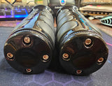 Kuryakyn ISO Gloss Black Grips 1982^ Harley Dyna Electra Glide Fatboy Sportster