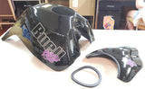 OEM 2000-2009 BUELL BLAST Midnight Black Gas Tank Shroud Cover Windscreen T/O