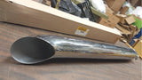 New EMGO 80-75144 Chrome Muffler Turnout 32” LONG FITS 1-3/4” INLET Motorcycle