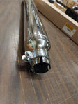 New EMGO 80-75144 Chrome Muffler Turnout 32” LONG FITS 1-3/4” INLET Motorcycle