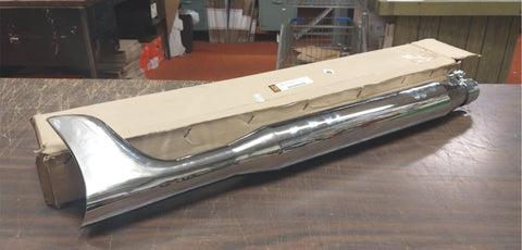 New Chrome Dago Style Fishtail Chrome 1-3/4 Muffler Harley Motorcycles 11-423
