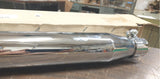 Custom Fishtail Chrome Slip on Muffler Harley Shovelhead Panhead FLH Glide 29"