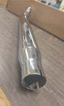 Chrome Rocket Muffler Fishtail 1 3/4 Harley FLH Shovelhead Custom Harley Chopper