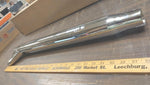 Chrome Rocket Muffler Fishtail 1 3/4 Harley FLH Shovelhead Custom Harley Chopper