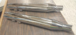 3 1/2 Chrome Slip on Mufflers Taper Exhaust Tip Touring 95^ Glide Roa Harley FLH