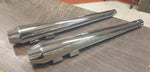 Chrome TT TaperTip MegaphoneSlip on Mufflers Touring Bagger Harley Glide FLH 95^