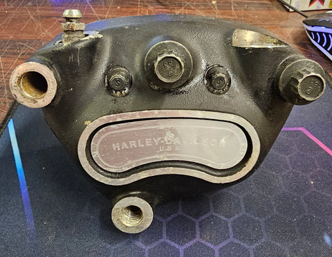 Front Left Brake Caliper Harley Softail Sportster Dyna Touring 4 piston OEM New